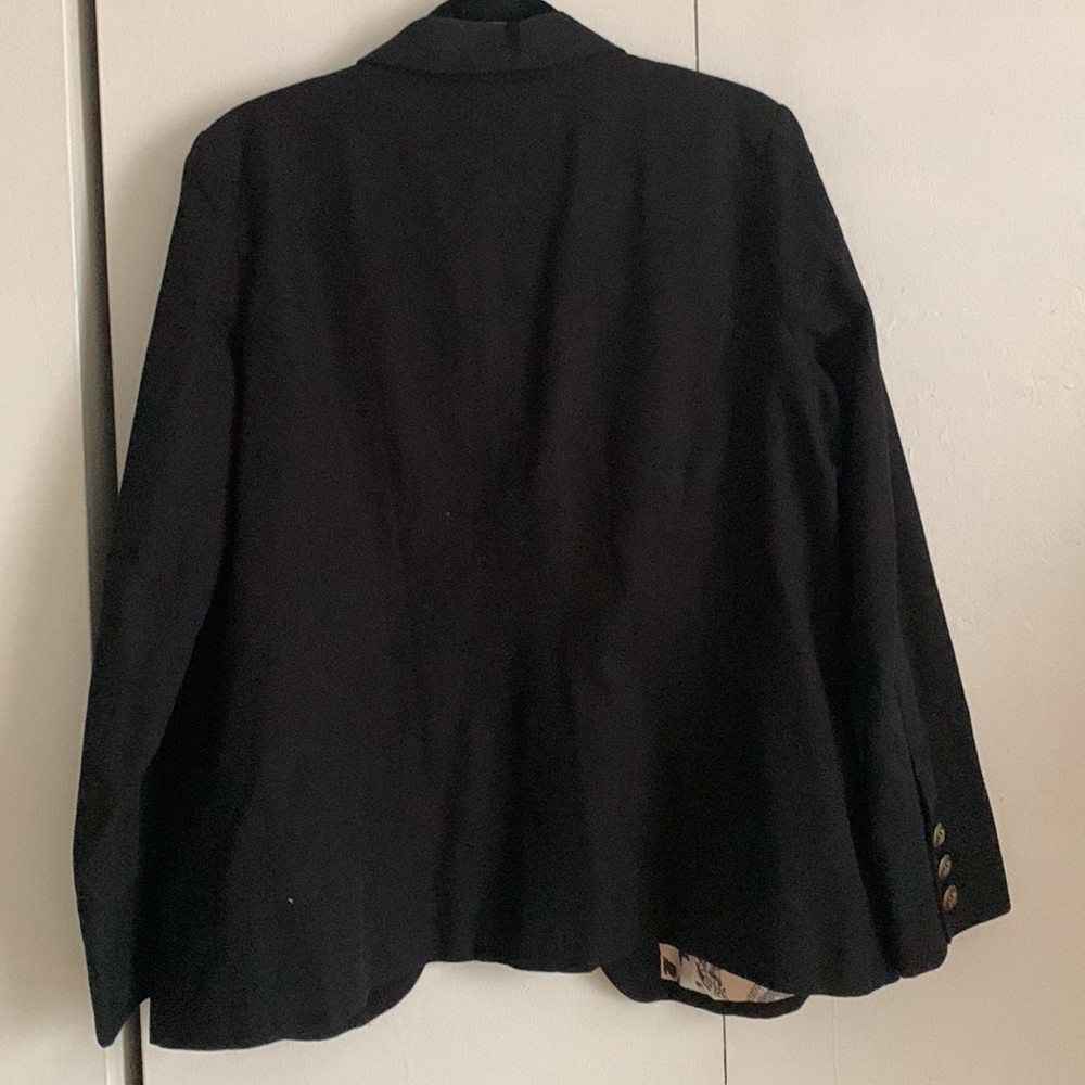 Twiggy London Size 1X Black Blazer Jacket - Picture 7 of 7